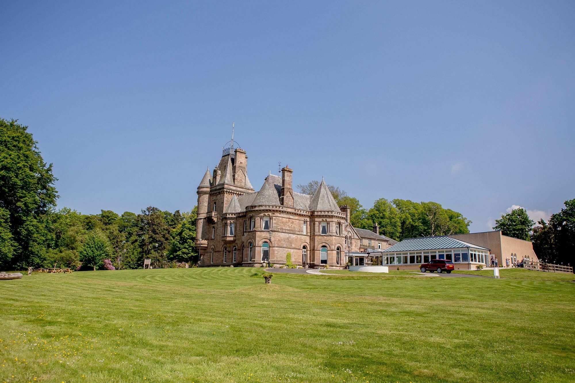 Penzion Cornhill Castle Biggar Exteriér fotografie